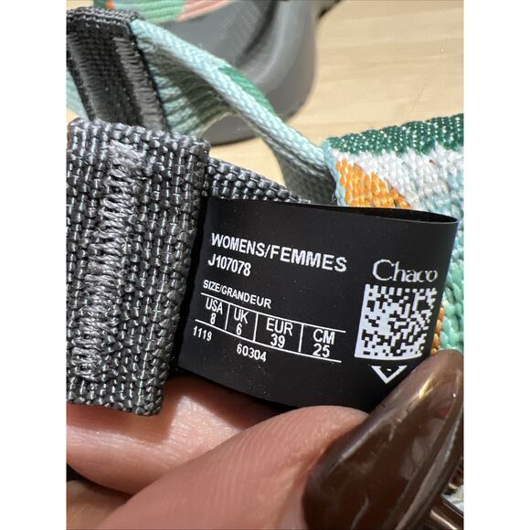 Chaco Mega Z Cloud Walking Outdoor Sports Sandals Comfort Womens Size 8W - Picture 10 of 11